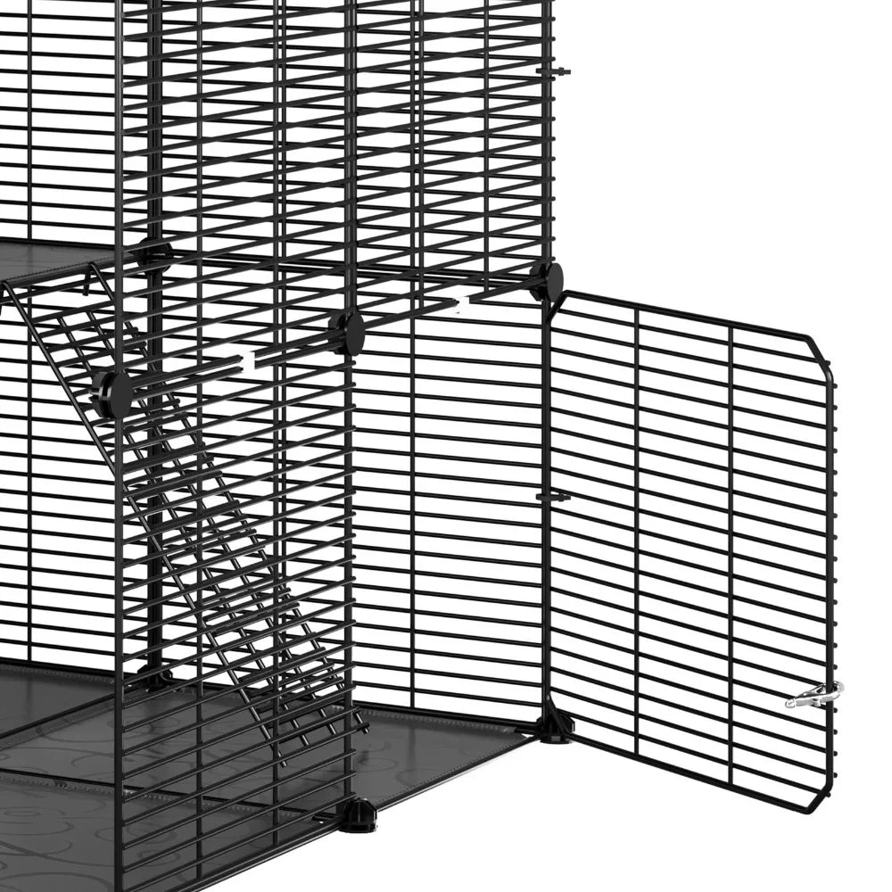 4-Tier Ferret Cage With Hammock Catio