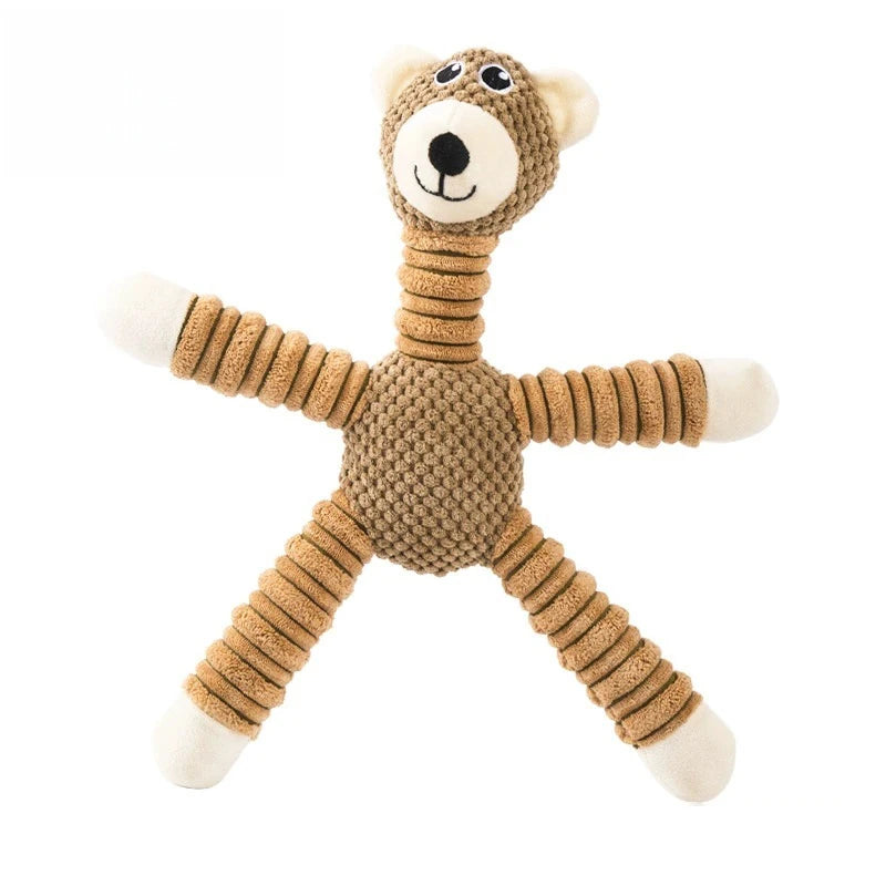 Plush Dog Toy for Puppies and Small Dogs Teething Toy