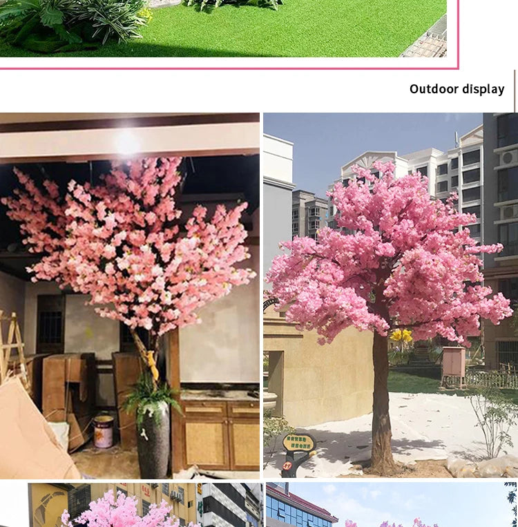 NONECN Simulation Cherry Blossom Floor Tree For Weddings And Decor