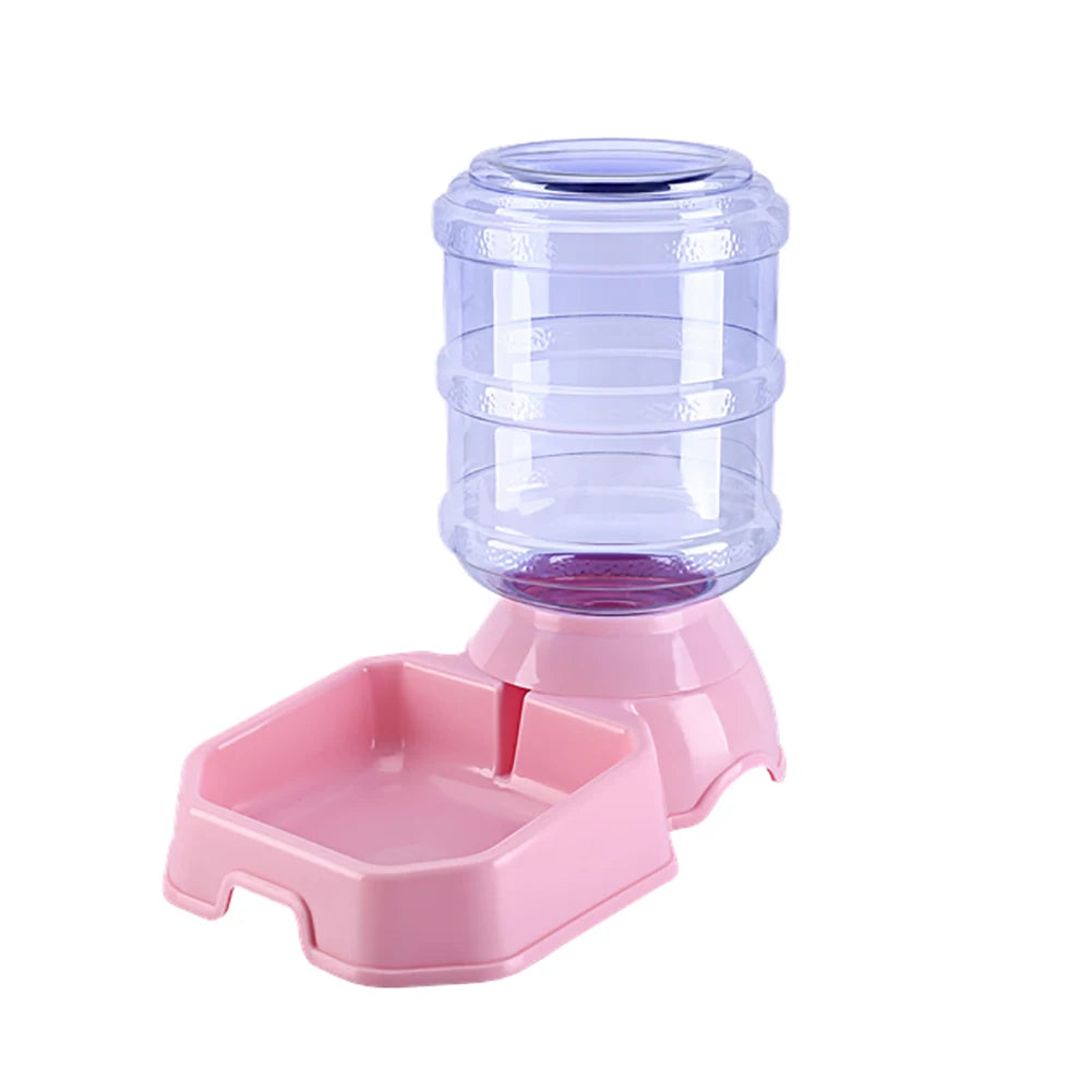 Automatic Dog Feeder Waterer Gravity Food And Water Dispenser