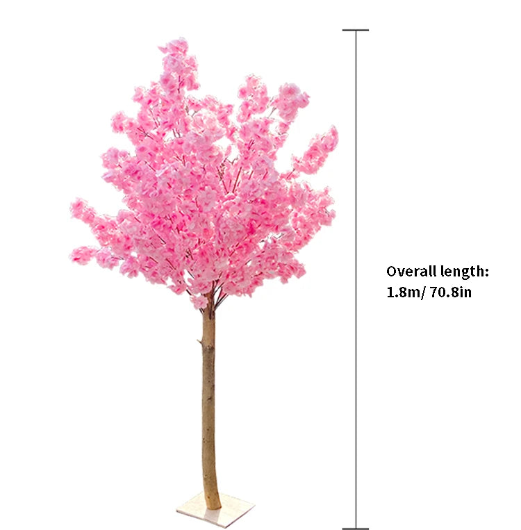 NONECN Simulation Cherry Blossom Floor Tree For Weddings And Decor