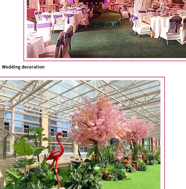 NONECN Simulation Cherry Blossom Floor Tree For Weddings And Decor