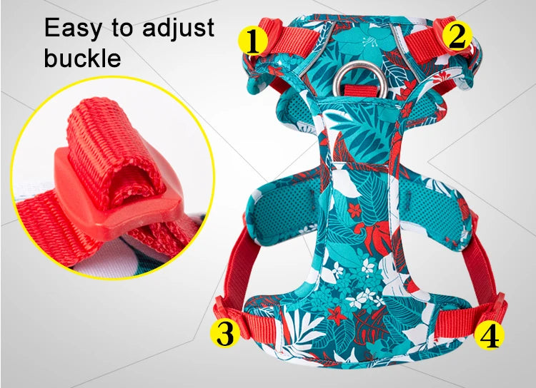Truelove Explosion Proof Reflective Nylon Dog Harness TLH5653