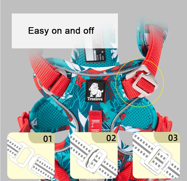 Truelove Explosion Proof Reflective Nylon Dog Harness TLH5653