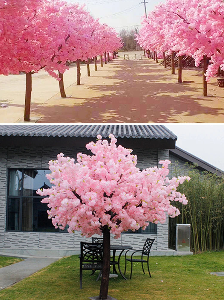 Silk Cherry Blossom Floor Tree For Weddings And Outdoor Decor