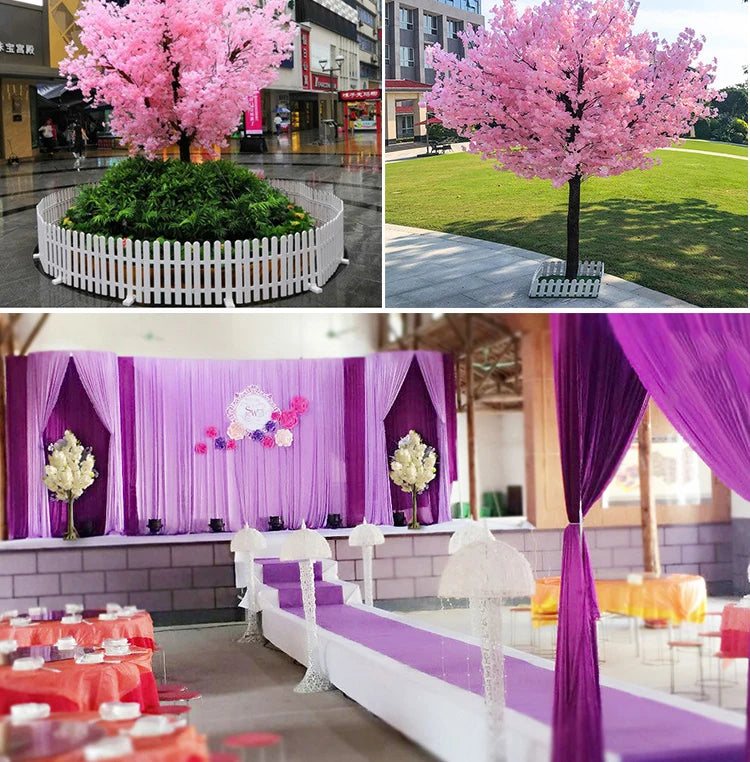 Silk Cherry Blossom Floor Tree For Weddings And Outdoor Decor