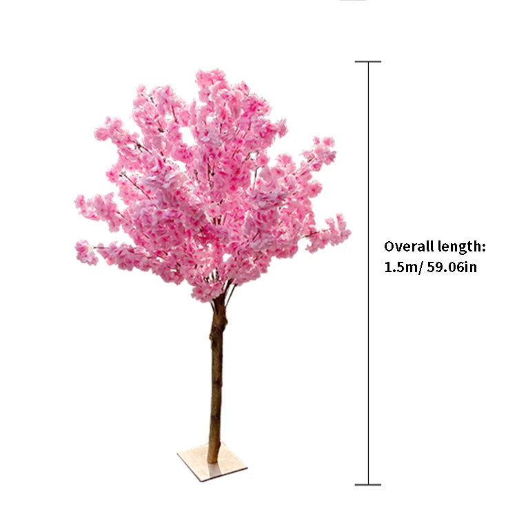 NONECN Simulation Cherry Blossom Floor Tree For Weddings And Decor