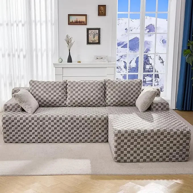 Cloud Modular L Shaped Sectional Sofa With Memory Foam