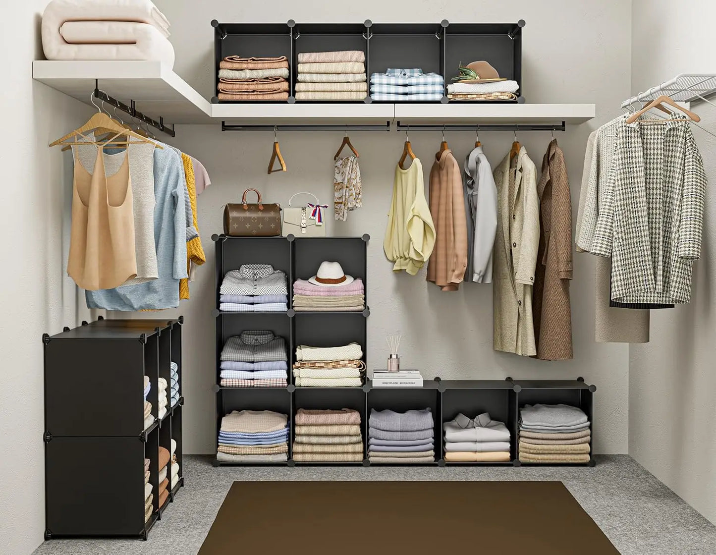 6-Cube Storage Organizer for Kids Bedroom and Bathroom