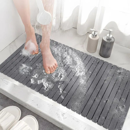 Non Slip Bathtub Mat With Suction Cups And Drain Holes