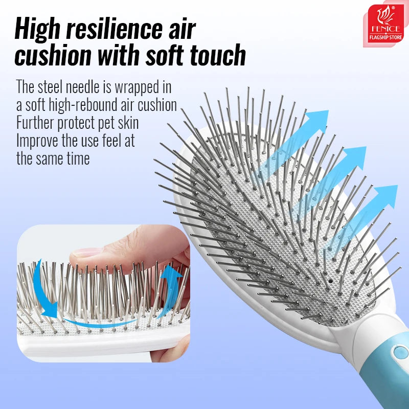 Pet Grooming Comb Dogs And Cats Anti Static Stainless Steel