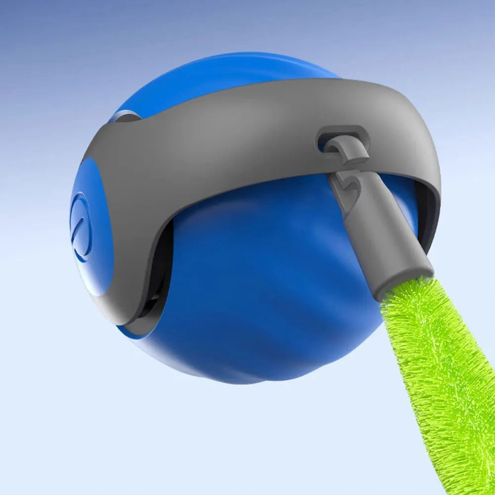 Automatic Moving Cat Toy Ball Smart Cat Toys USB Rechargeable Smart Cat Toys Ball Speedy Tail Cat Toy Cat Interactive Ball Toys