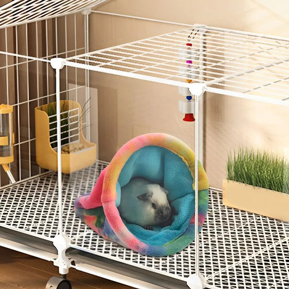 Chinchilla Bed Soft Hamster Snuggle Sack Fleece For Small Pets