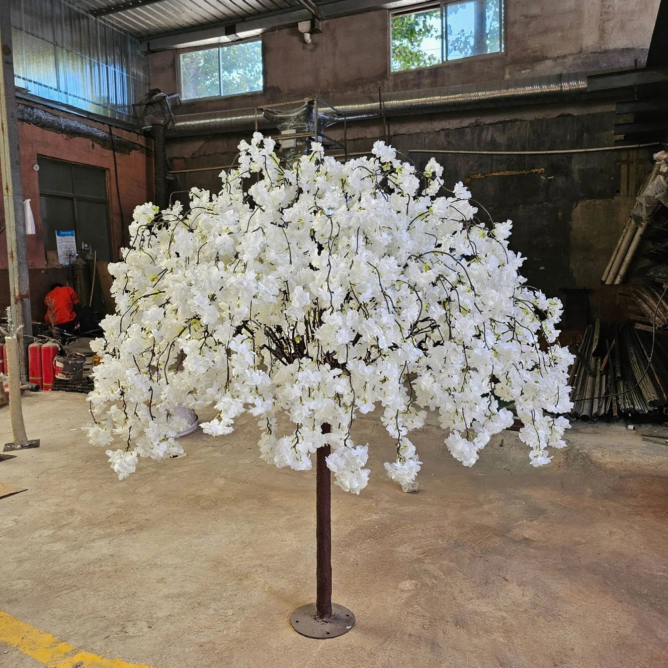 Silk Cherry Blossom Floor Tree For Weddings And Outdoor Decor