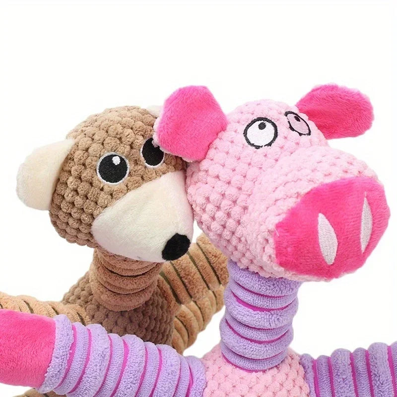 Plush Dog Toy for Puppies and Small Dogs Teething Toy