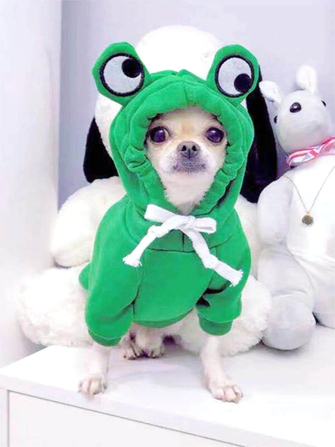Cute Frog Dog Sweater Hoodie For Dogs