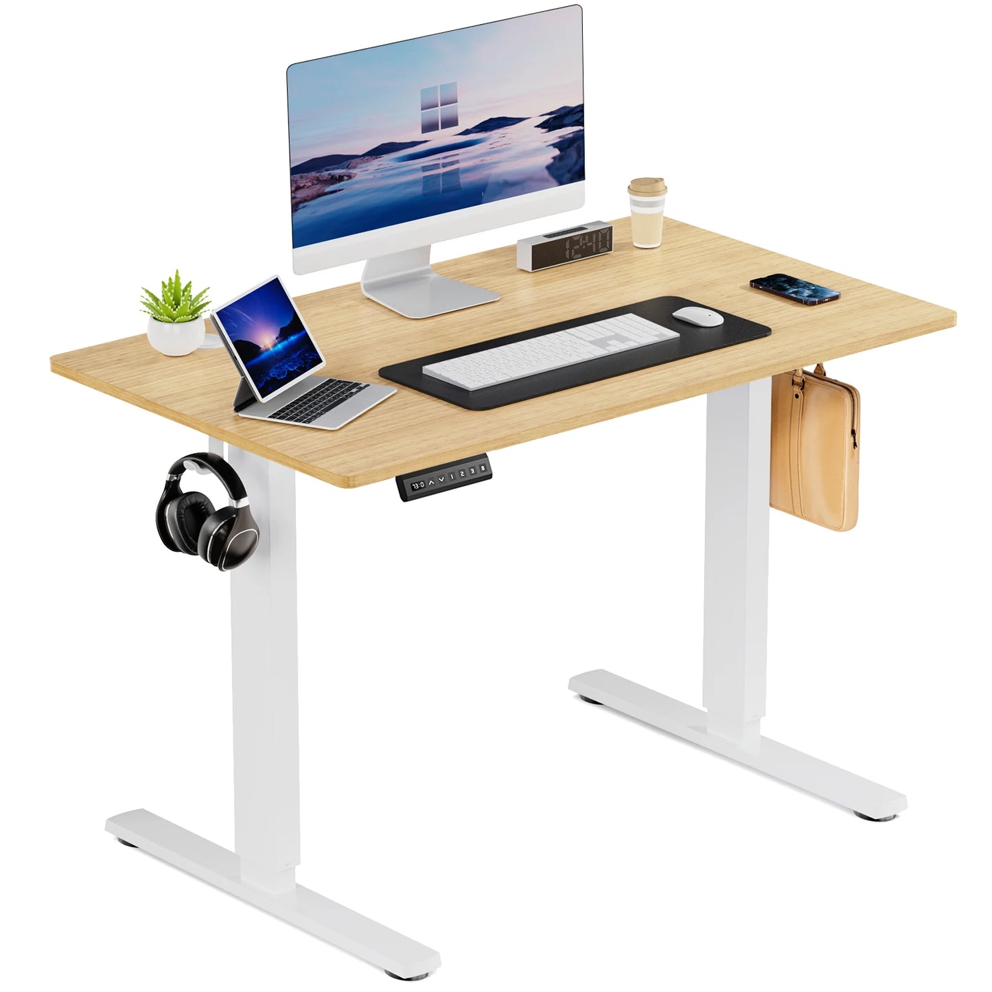JHK Electric Standing Desk Adjustable Sit Stand Workstation