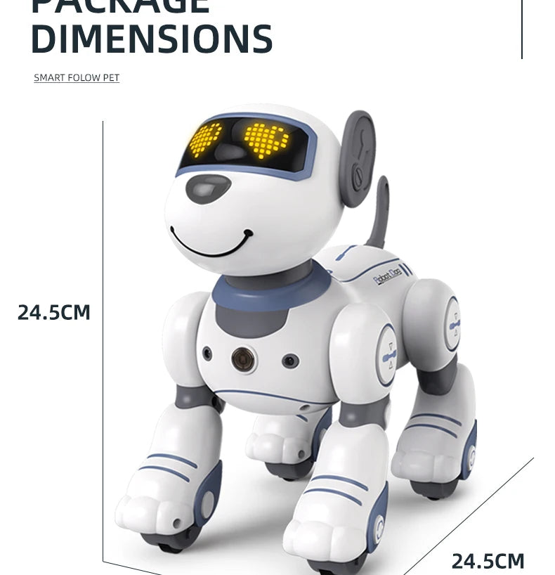 Kelaton RC Robot Dog With Voice Command Programmable Touch-Sense Music