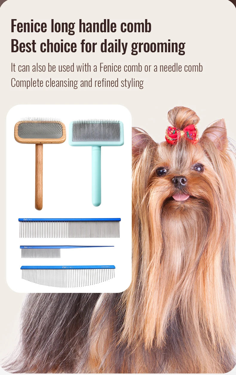 Pet Grooming Comb Dogs And Cats Anti Static Stainless Steel