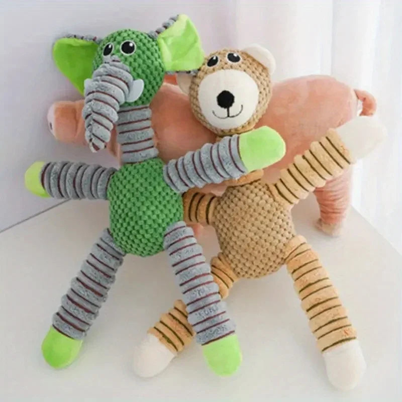Plush Dog Toy for Puppies and Small Dogs Teething Toy