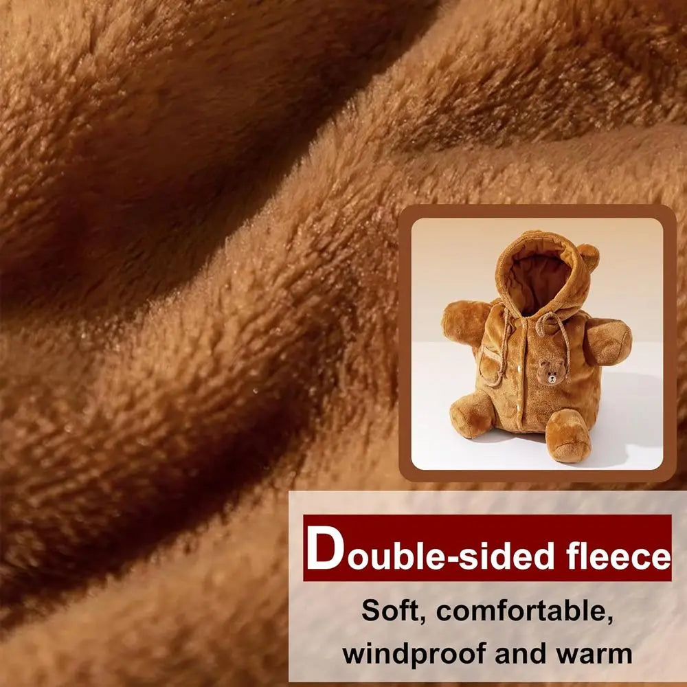 Cozy Plush Dog Purse Carrier With Secure Harness Clip