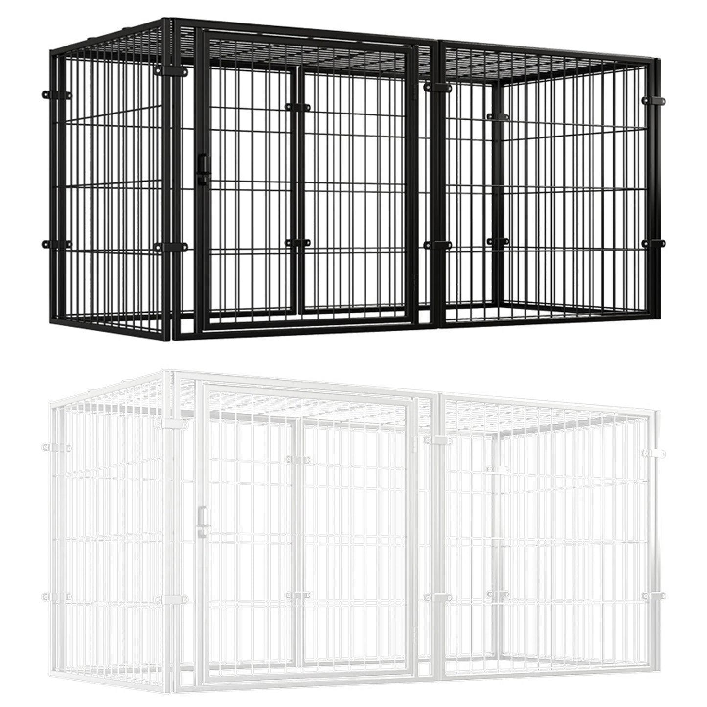 Portable Playpen For Dogs And Cats Four Panel Iron Wire