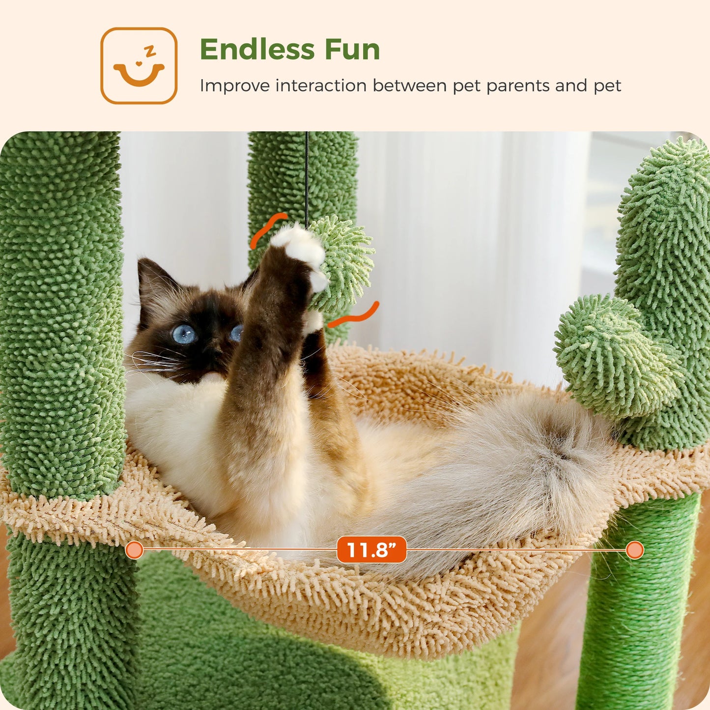 PAWZ Road 4-In-1 Cat Tree With Condo And Cozy Perch