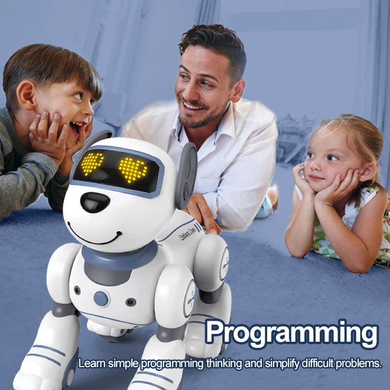 Kelaton RC Robot Dog With Voice Command Programmable Touch-Sense Music