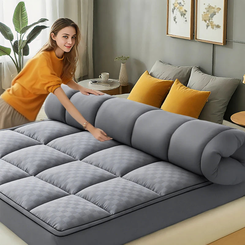 HGETVE Extra Thick Mattress covers  Topper 1000Gsm Cooling Noiseless Breathable Fitted 8-21 Deep Pocket Machine Washable