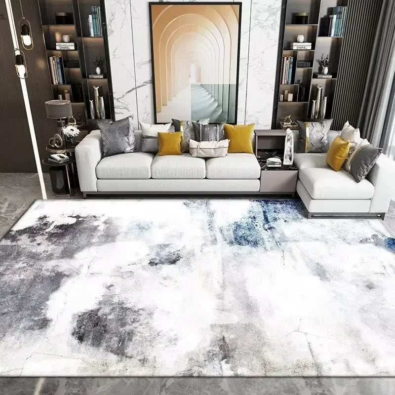 Geometric Washable Living Room Rug For Nordic Home Decor