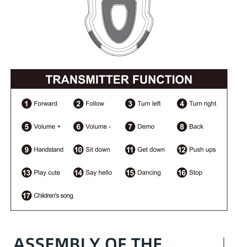 Kelaton RC Robot Dog With Voice Command Programmable Touch-Sense Music