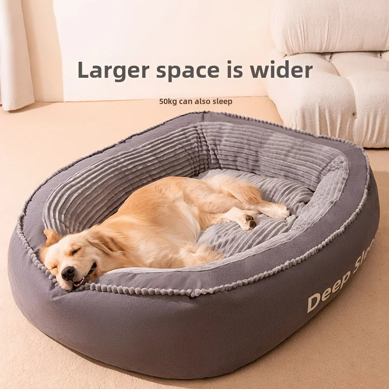 Pet Bed Donut Round Cushion for Dogs and Cats, Washable
