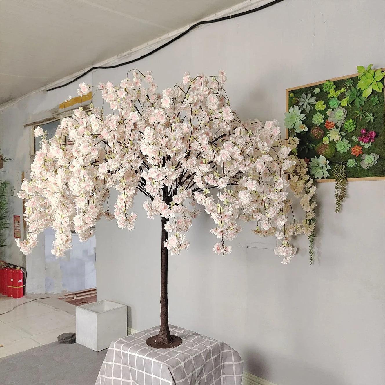 Silk Cherry Blossom Floor Tree For Weddings And Outdoor Decor