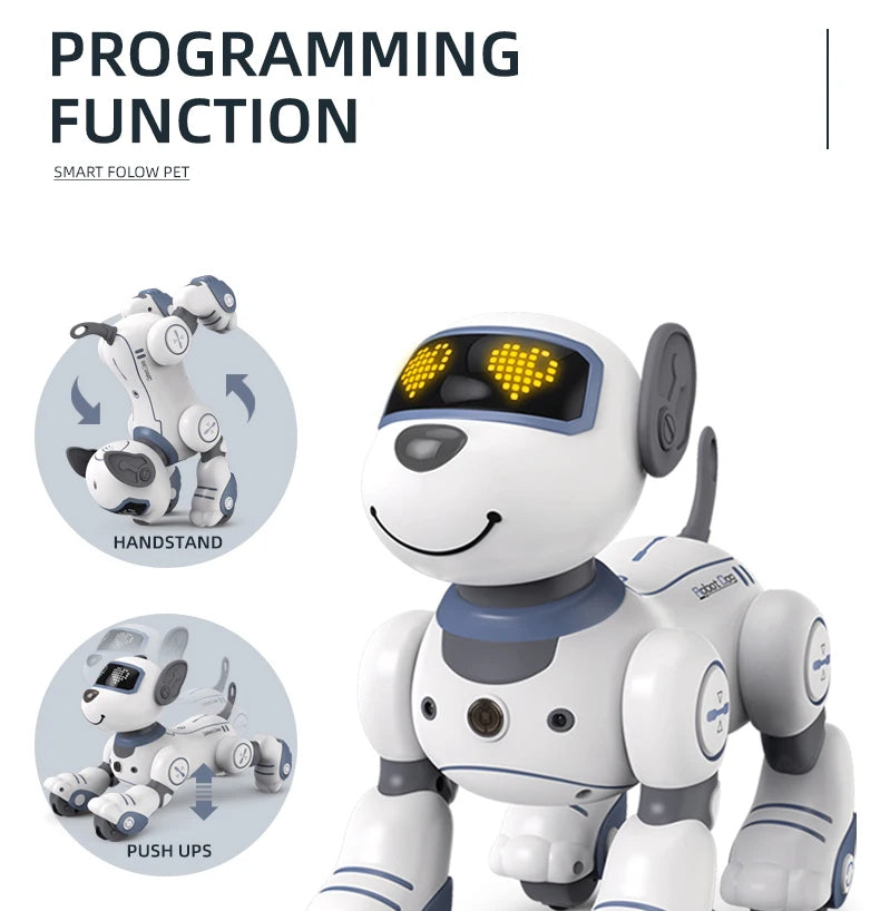 Kelaton RC Robot Dog With Voice Command Programmable Touch-Sense Music