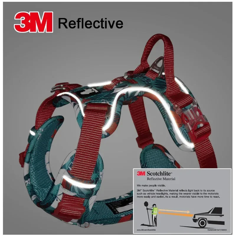Truelove Explosion Proof Reflective Nylon Dog Harness TLH5653