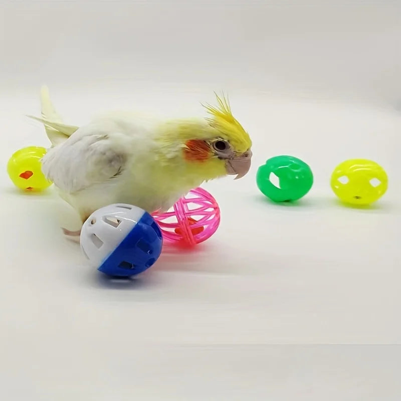 Xiangzi 5-Piece Interactive Bell Ball Bird Toy Set For Parrots