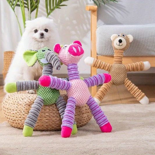 Plush Dog Toy for Puppies and Small Dogs Teething Toy