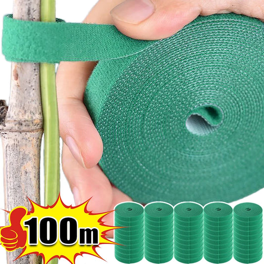 Self Adhesive Plant Nylon Cable Tie Adjustable Garden Fastener