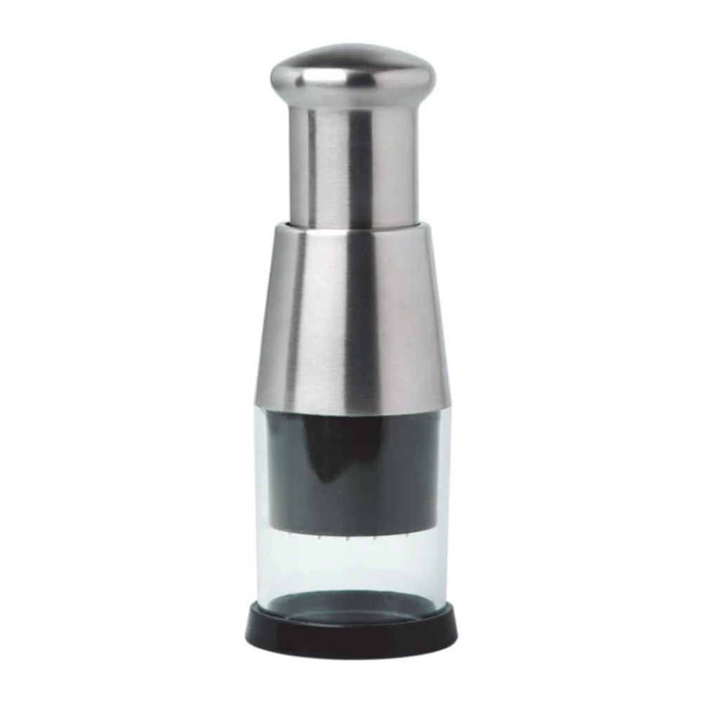 Stainless Steel Garlic Chopper Manual Press Garlic Crusher Kitchen Food Processor Vegetable Slicer For Garlic Onion Peppers Herb