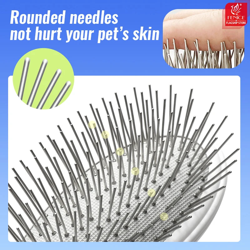 Pet Grooming Comb Dogs And Cats Anti Static Stainless Steel