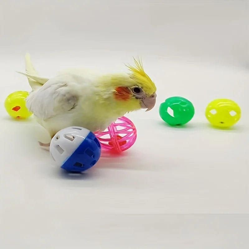 Xiangzi 5-Piece Interactive Bell Ball Bird Toy Set For Parrots