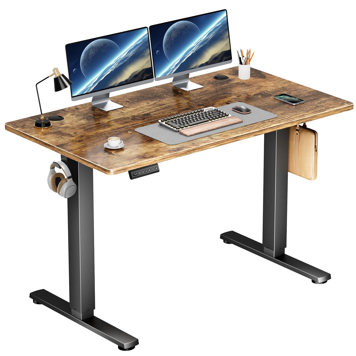 JHK Electric Standing Desk Adjustable Sit Stand Workstation