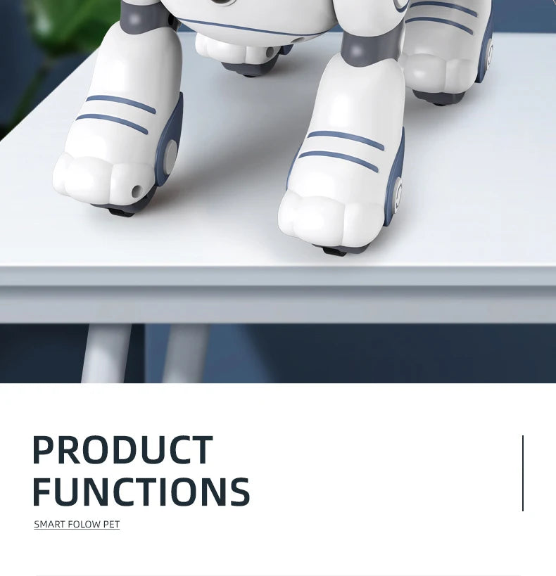 Kelaton RC Robot Dog With Voice Command Programmable Touch-Sense Music