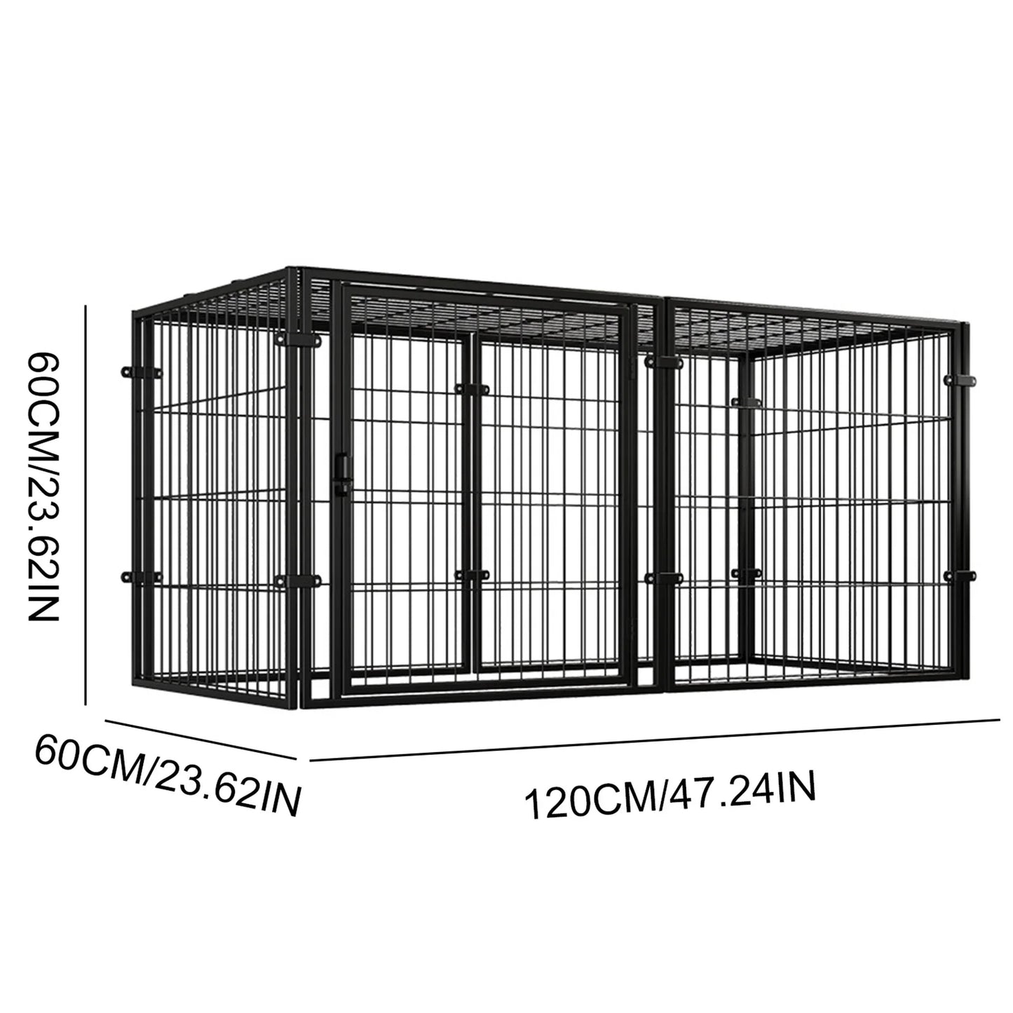 Portable Playpen For Dogs And Cats Four Panel Iron Wire