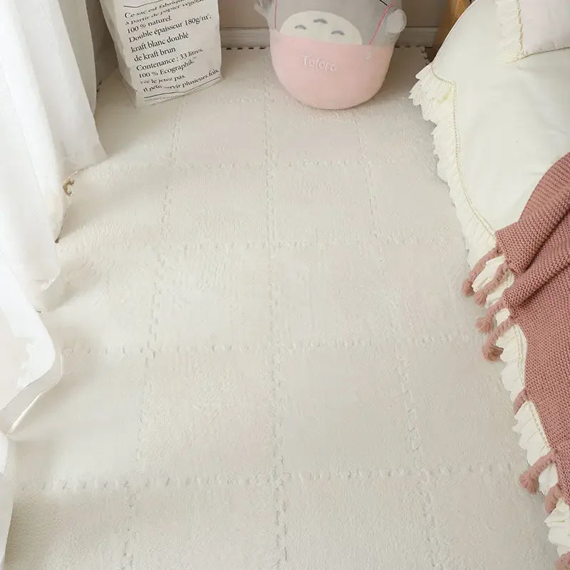 DHDH Soft Plush Interlocking Foam Kids Play Mat 10 Piece