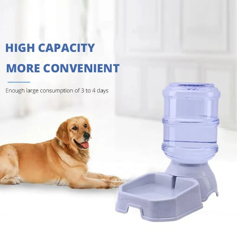 Automatic Dog Feeder Waterer Gravity Food And Water Dispenser