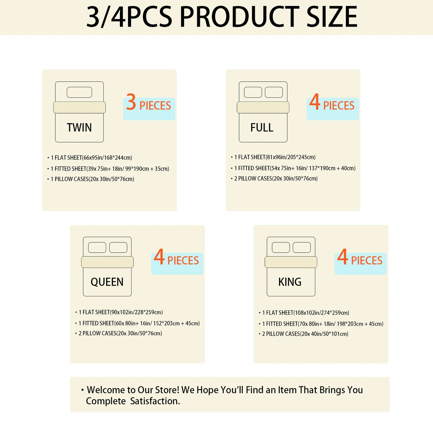 3/4Pcs soft solid color fashionable home bedding set, suitable for all seasons,1 fitted sheet, 1 flat sheet, 1/ 2 pillowcases