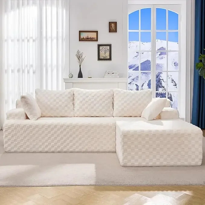 Cloud Modular L Shaped Sectional Sofa With Memory Foam