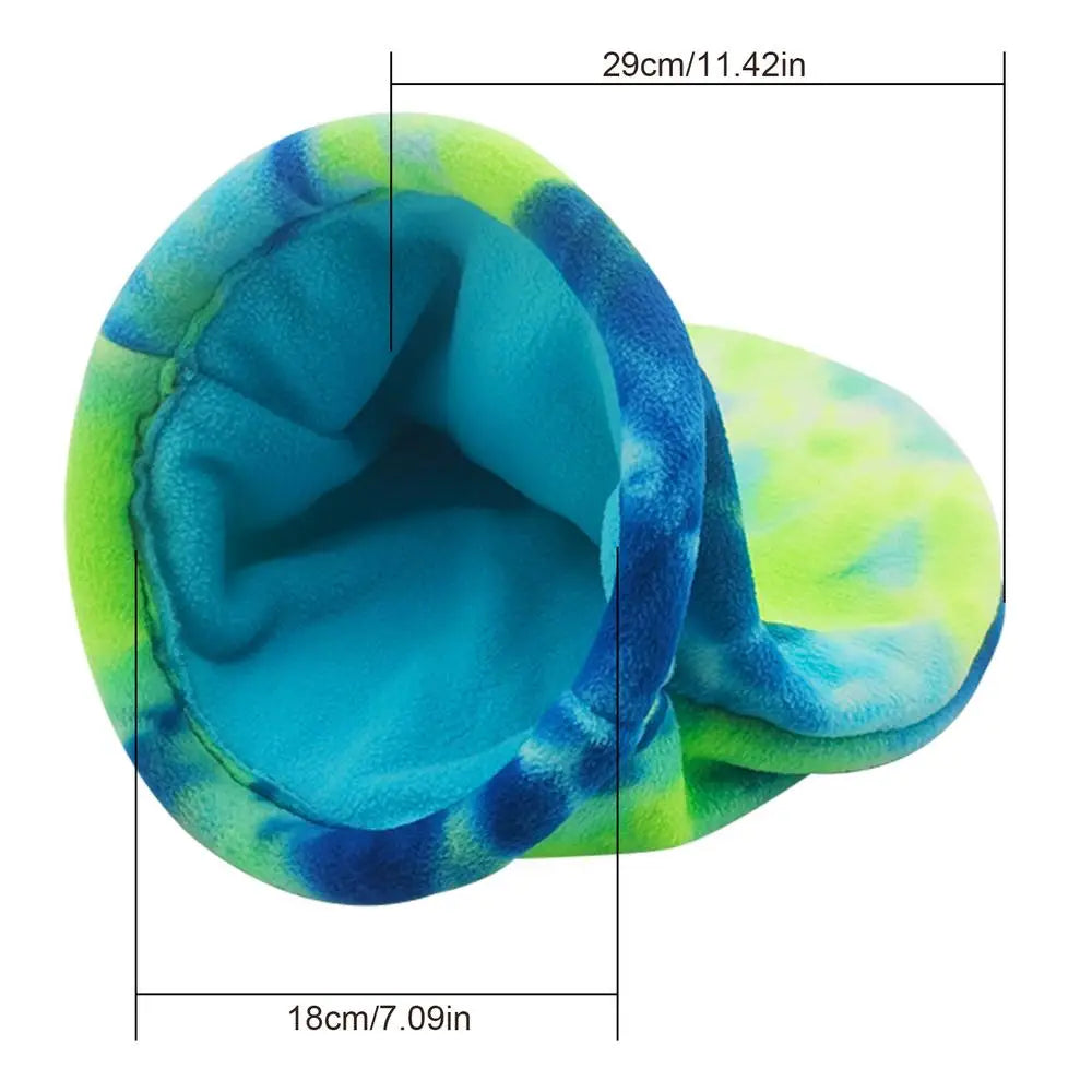Chinchilla Bed Soft Hamster Snuggle Sack Fleece For Small Pets