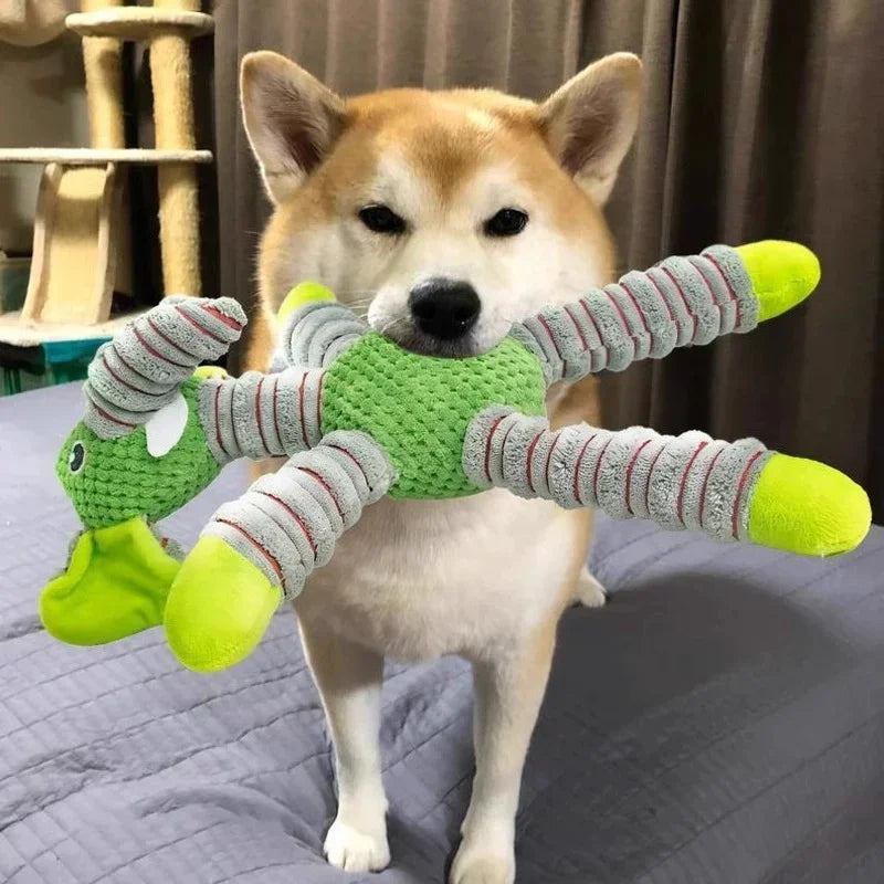 Plush Dog Toy for Puppies and Small Dogs Teething Toy